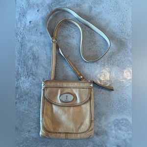 Small Fossil leather crossbody bag